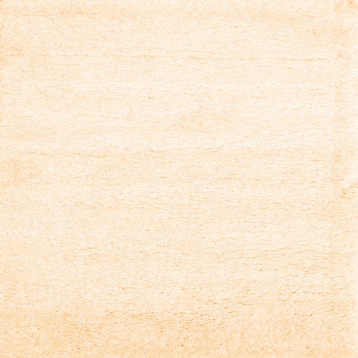 Round Machine Washable Solid Orange Modern Area Rugs, wshcon476org