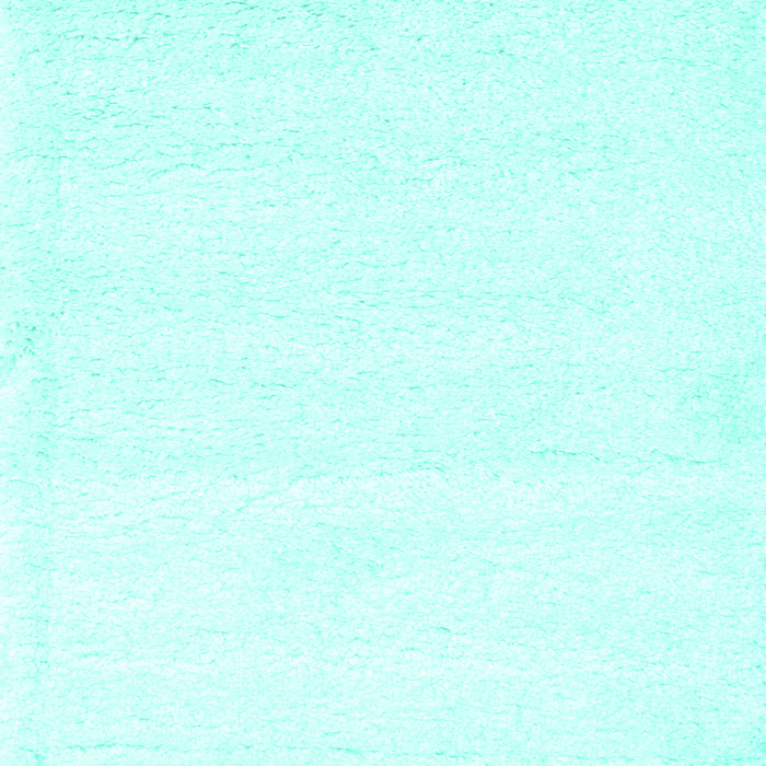 Machine Washable Solid Turquoise Modern Area Rugs, wshcon476turq