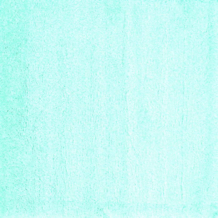 Square Solid Turquoise Modern Rug, con476turq