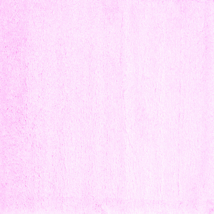 Square Machine Washable Solid Pink Modern Rug, wshcon476pnk