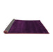 Sideview of Abstract Pink Contemporary Rug, con477pnk