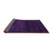 Sideview of Abstract Purple Contemporary Rug, con477pur