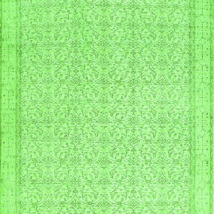 Abstract Green Contemporary Rug, con478grn