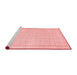 Contemporary Red Washable Rugs