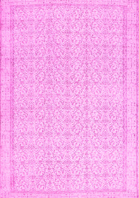 Abstract Pink Contemporary Rug, con478pnk