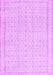 Machine Washable Abstract Purple Contemporary Area Rugs, wshcon478pur