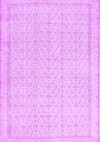 Abstract Purple Contemporary Rug, con478pur