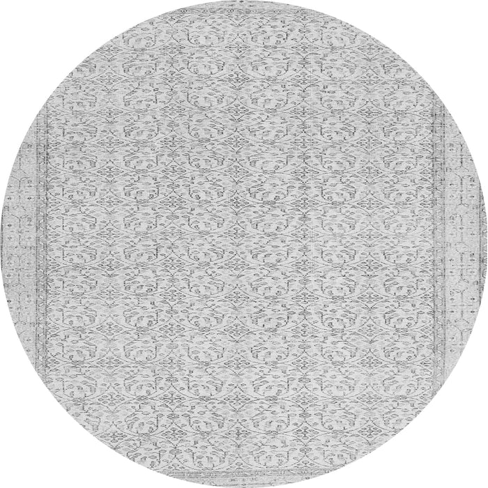 Machine Washable Abstract Gray Contemporary Rug, wshcon478gry