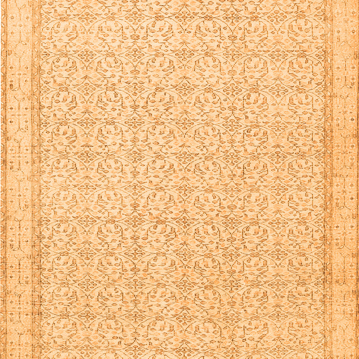 Abstract Orange Contemporary Rug, con478org