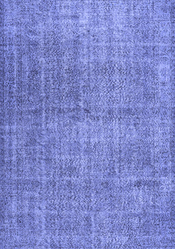 Abstract Blue Contemporary Rug, con479blu