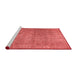 Contemporary Red Washable Rugs