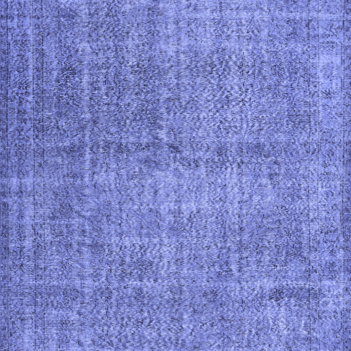 Abstract Blue Contemporary Rug, con479blu