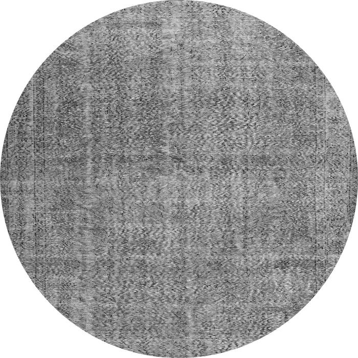 Square Abstract Gray Contemporary Rug, con479gry