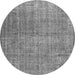 Square Abstract Gray Contemporary Rug, con479gry