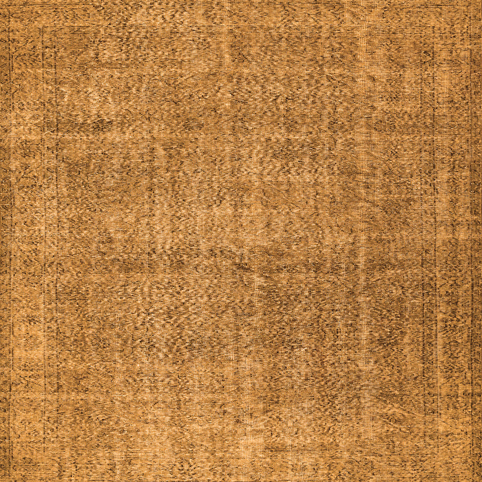 Serging Thickness of Abstract Orange Contemporary Rug, con479org