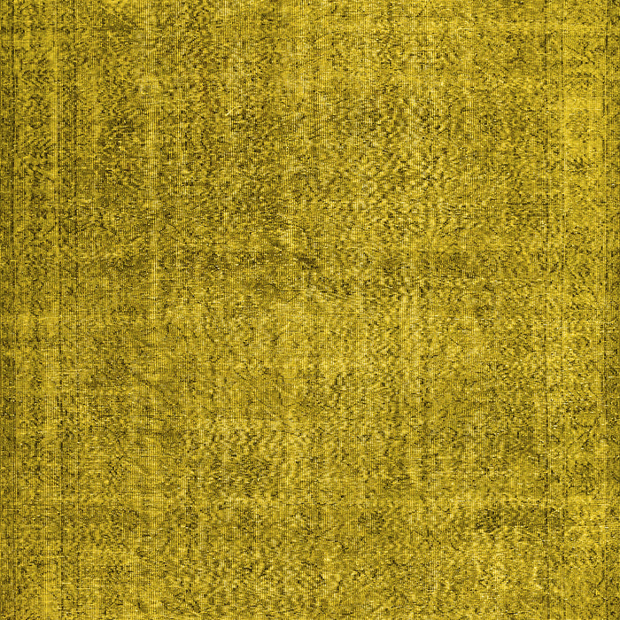 Abstract Yellow Contemporary Rug, con479yw