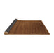 Sideview of Abstract Brown Contemporary Rug, con47brn