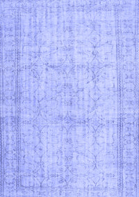 Abstract Blue Contemporary Rug, con480blu