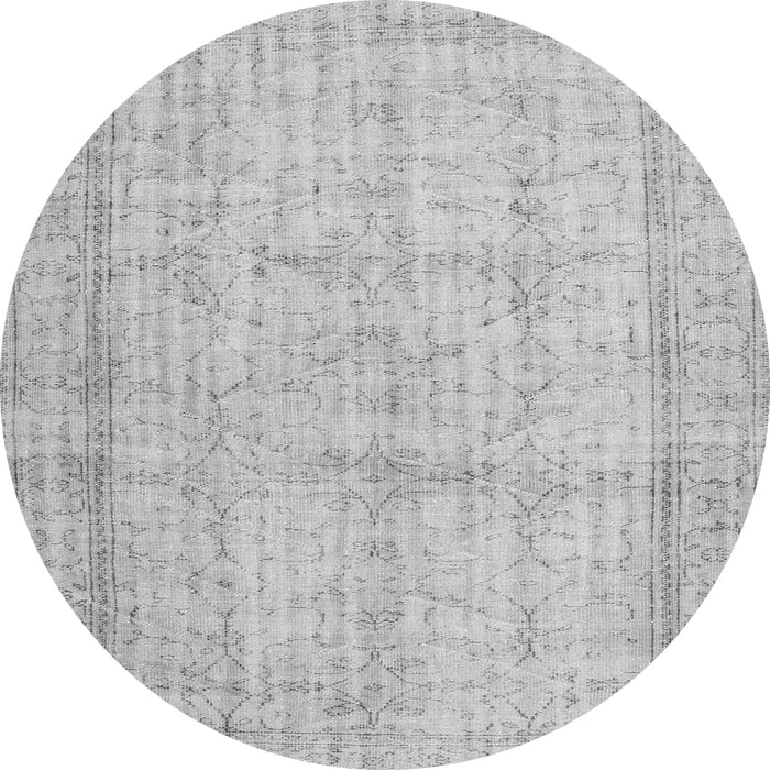 Square Abstract Gray Contemporary Rug, con480gry