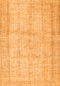 Abstract Orange Contemporary Rug, con480org