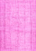 Machine Washable Abstract Pink Contemporary Rug, wshcon480pnk