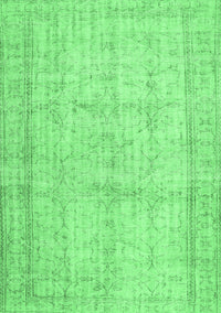 Abstract Emerald Green Contemporary Rug, con480emgrn