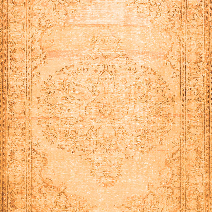 Serging Thickness of Machine Washable Abstract Orange Contemporary Area Rugs, wshcon481org