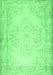 Machine Washable Abstract Emerald Green Contemporary Area Rugs, wshcon481emgrn