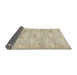 Thickness of Contemporary Desert Sand Beige Modern Rug, con482