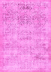 Abstract Pink Contemporary Rug, con482pnk