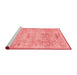 Contemporary Red Washable Rugs