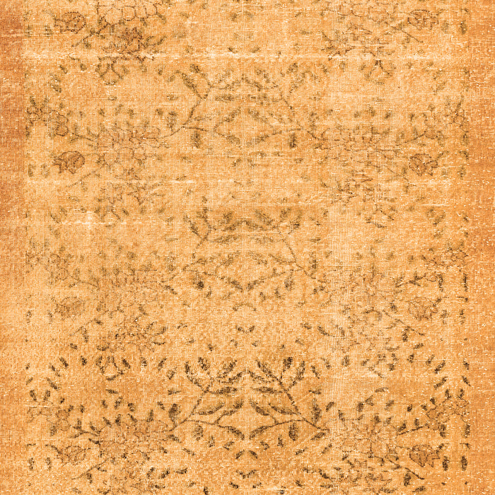 Abstract Orange Contemporary Rug, con482org