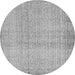 Square Abstract Gray Contemporary Rug, con483gry