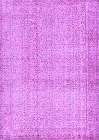 Abstract Purple Contemporary Rug, con483pur