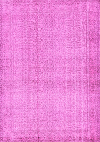 Abstract Pink Contemporary Rug, con483pnk