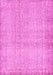 Abstract Pink Contemporary Rug, con483pnk