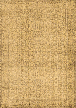 Abstract Brown Contemporary Rug, con483brn