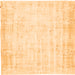 Serging Thickness of Abstract Orange Contemporary Rug, con484org