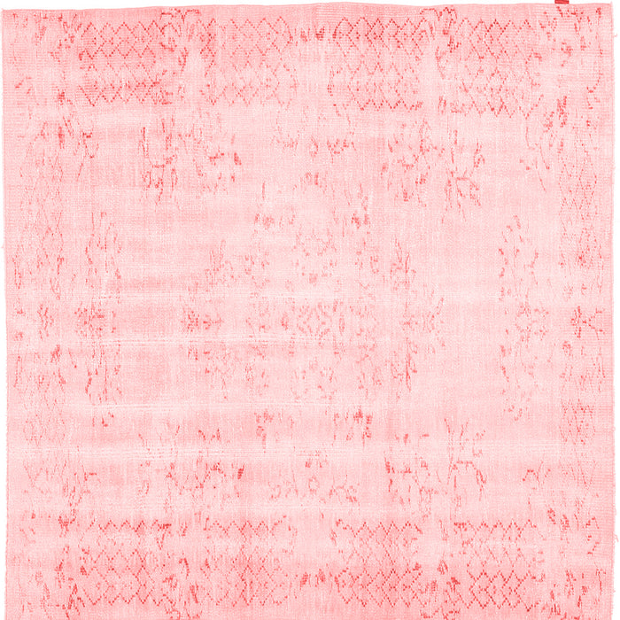 Machine Washable Abstract Red Contemporary Rug, wshcon484red