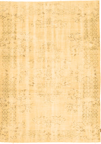 Abstract Brown Contemporary Rug, con484brn