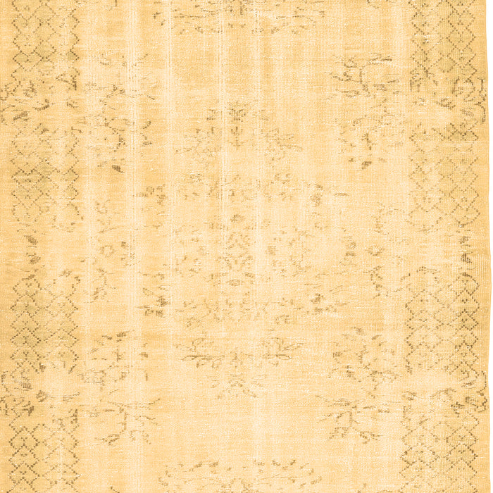 Machine Washable Abstract Brown Contemporary Rug, wshcon484brn