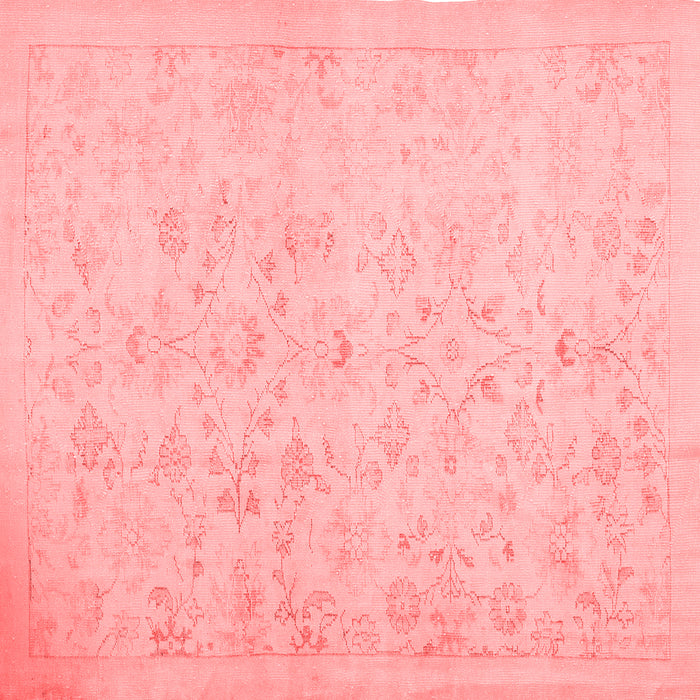 Machine Washable Abstract Red Contemporary Rug, wshcon485red