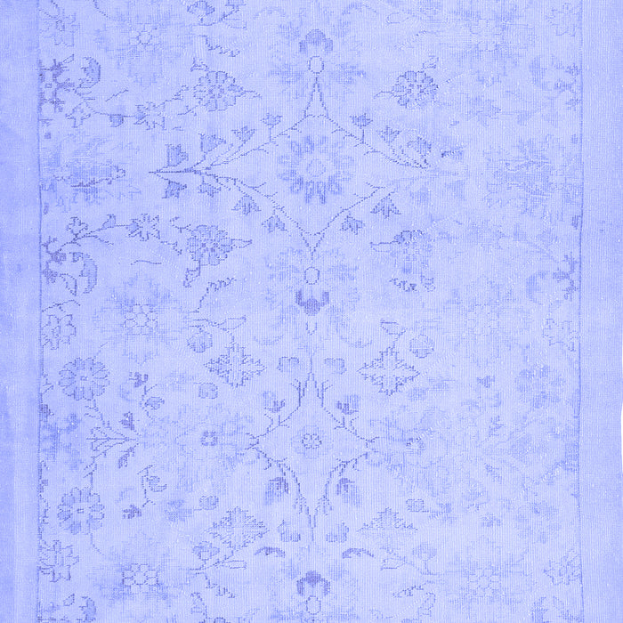Machine Washable Abstract Blue Contemporary Rug, wshcon485blu