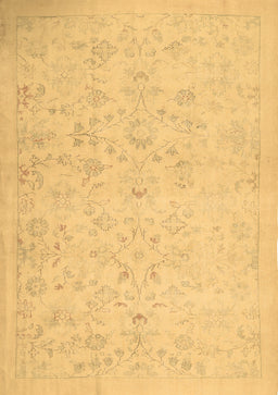 Abstract Brown Contemporary Rug, con485brn