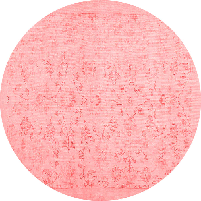 Machine Washable Abstract Red Contemporary Rug, wshcon485red