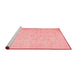 Contemporary Red Washable Rugs