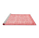 Contemporary Red Washable Rugs