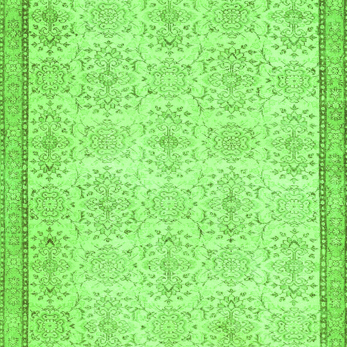 Abstract Green Contemporary Rug, con486grn
