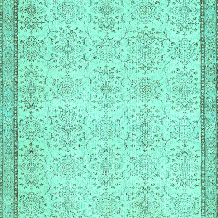 Abstract Turquoise Contemporary Rug, con486turq