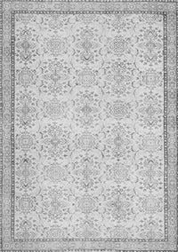 Abstract Gray Contemporary Rug, con486gry